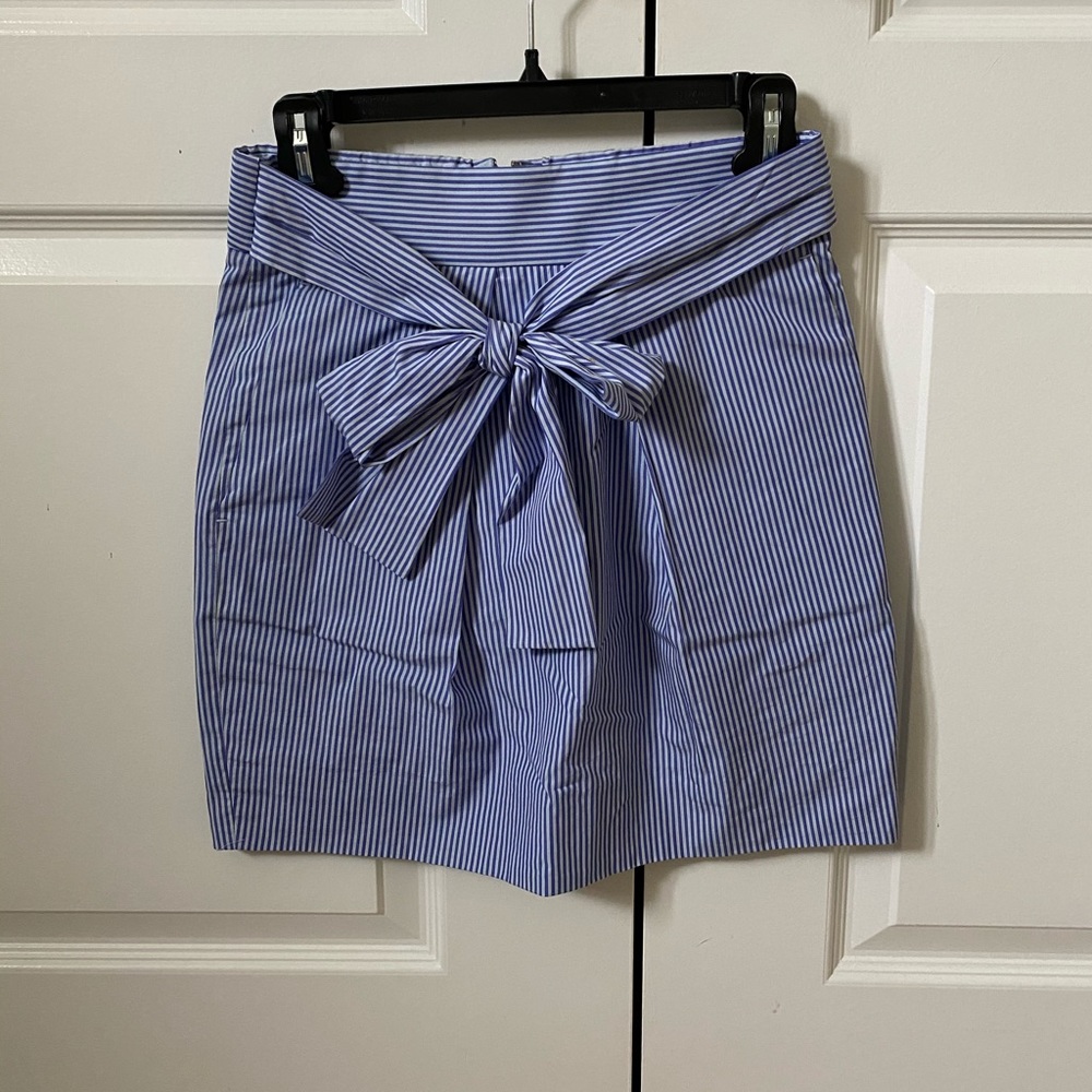 J Crew Mini Skirt with Bow detail